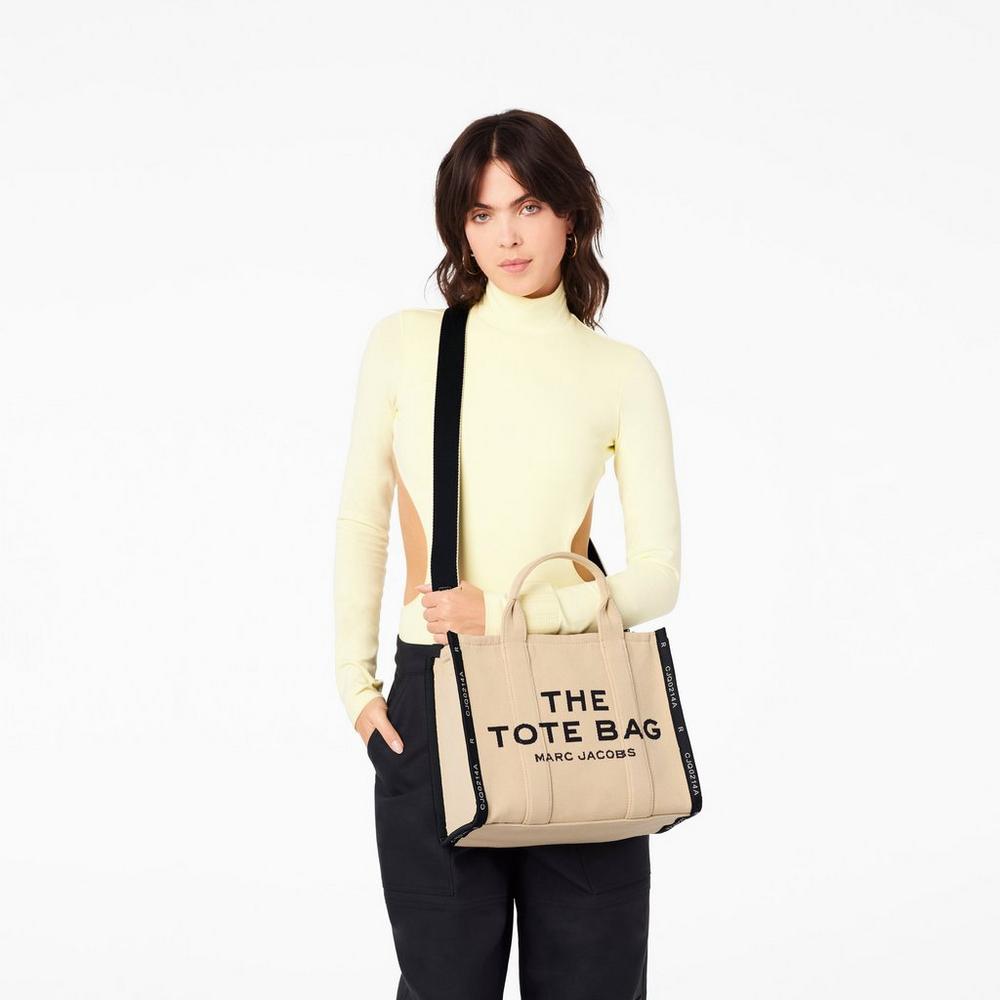Marc Jacobs Jacquard Medium Prenosná Taška Damske Hnede | DFJU-25416