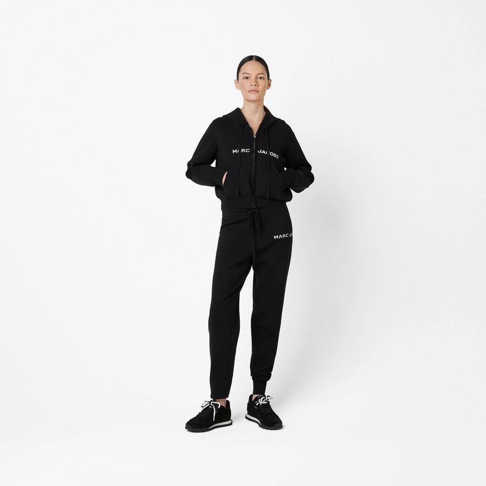 Marc Jacobs Knit Sweatpant Nohavice Damske Čierne | YXJT-93702