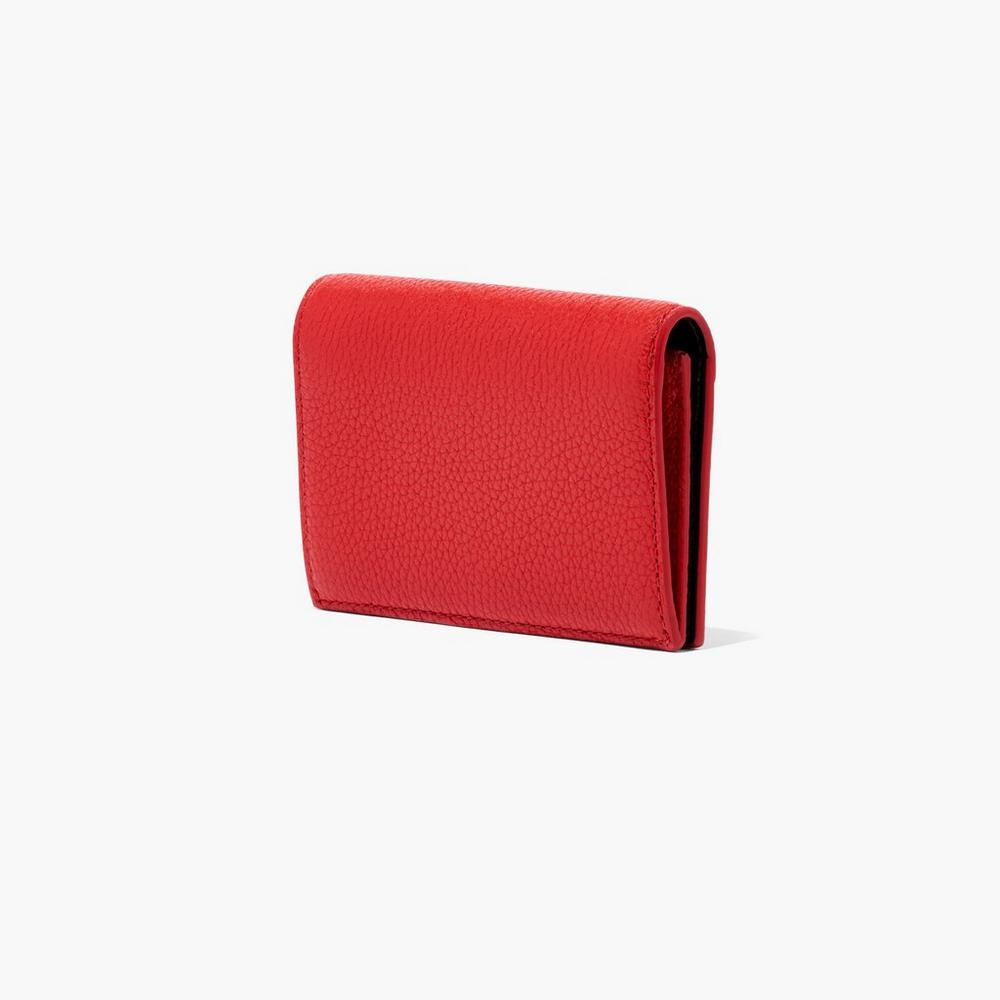 Marc Jacobs Leather Bifold Male Penazenky Damske Červené | LHNK-62471