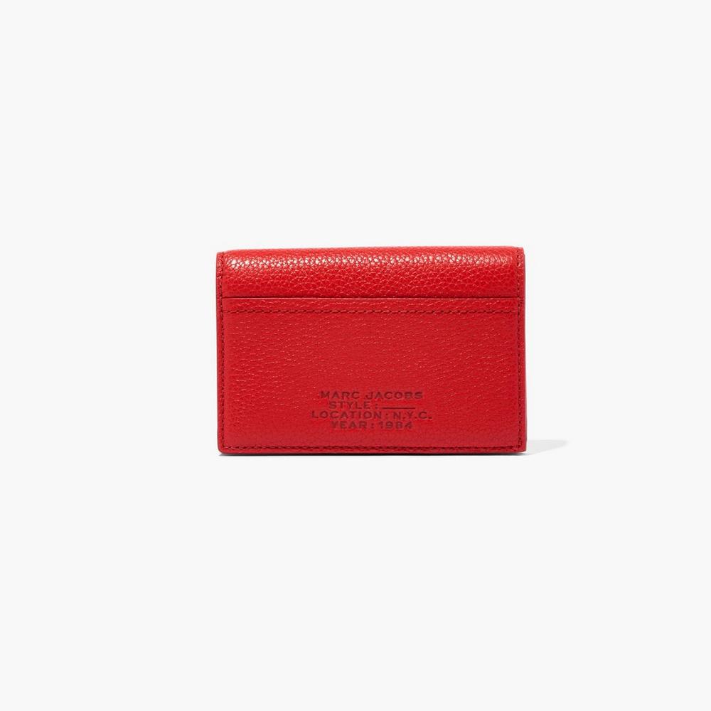 Marc Jacobs Leather Bifold Male Penazenky Damske Červené | LHNK-62471