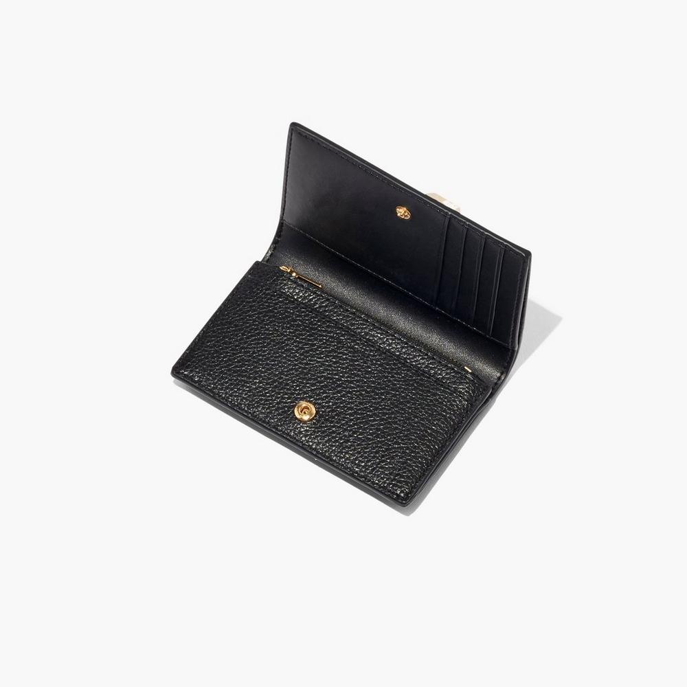 Marc Jacobs Leather Bifold Male Penazenky Damske Čierne | ZKIS-78324