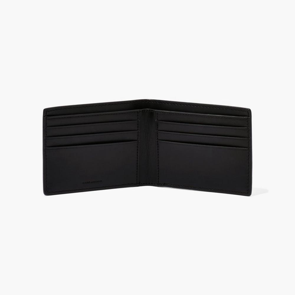 Marc Jacobs Leather Billfold Velke Penazenky Damske Čierne | KXBT-42901