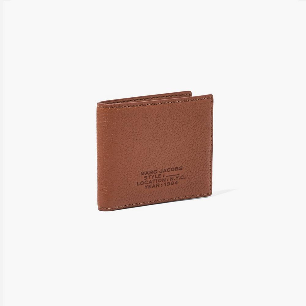 Marc Jacobs Leather Billfold Velke Penazenky Damske Hnede | WRSL-56810