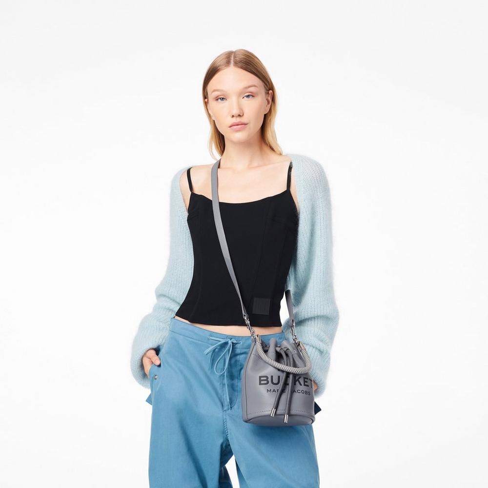 Marc Jacobs Leather Crossbody Kabelka Damske Siva | GWZX-21849
