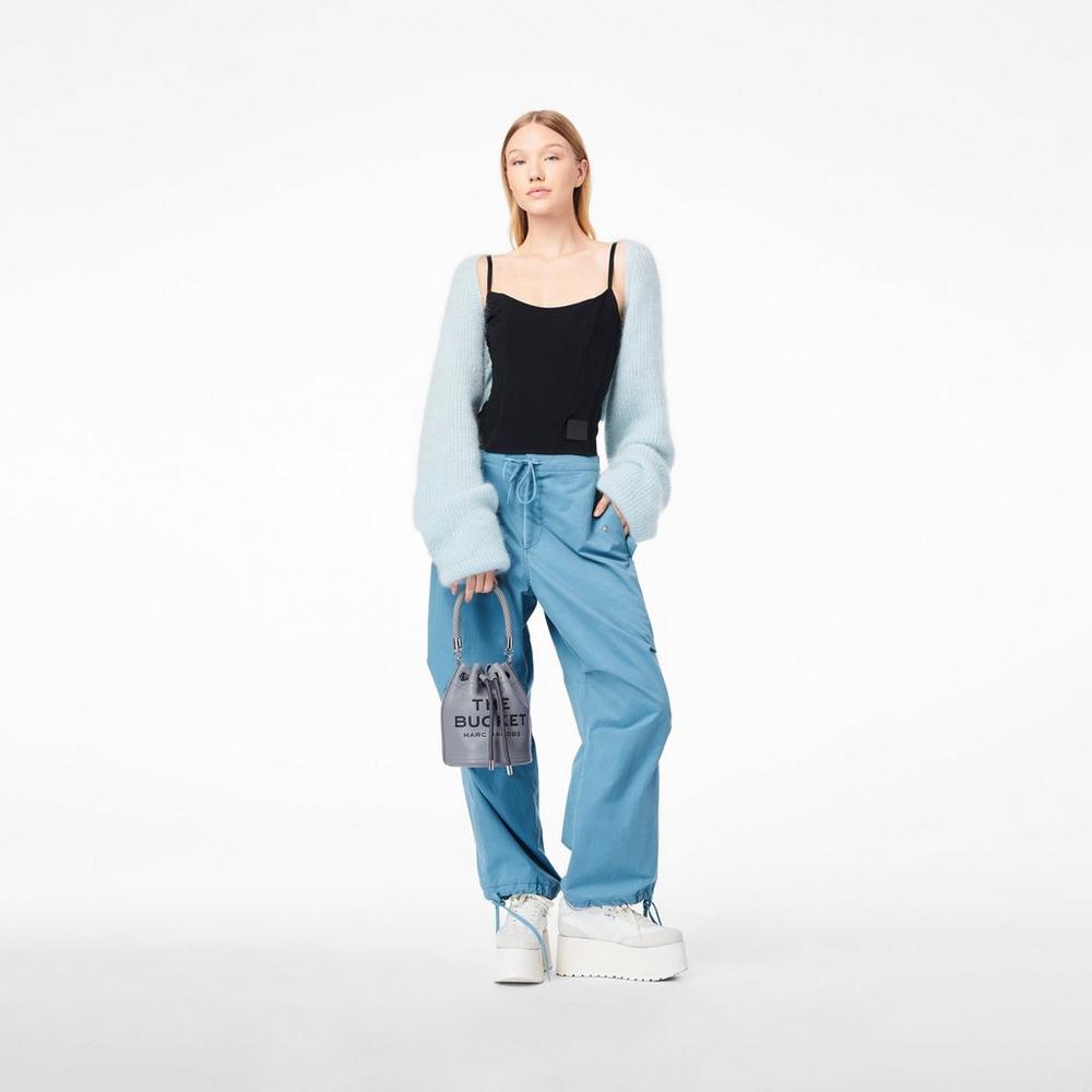 Marc Jacobs Leather Crossbody Kabelka Damske Siva | GWZX-21849