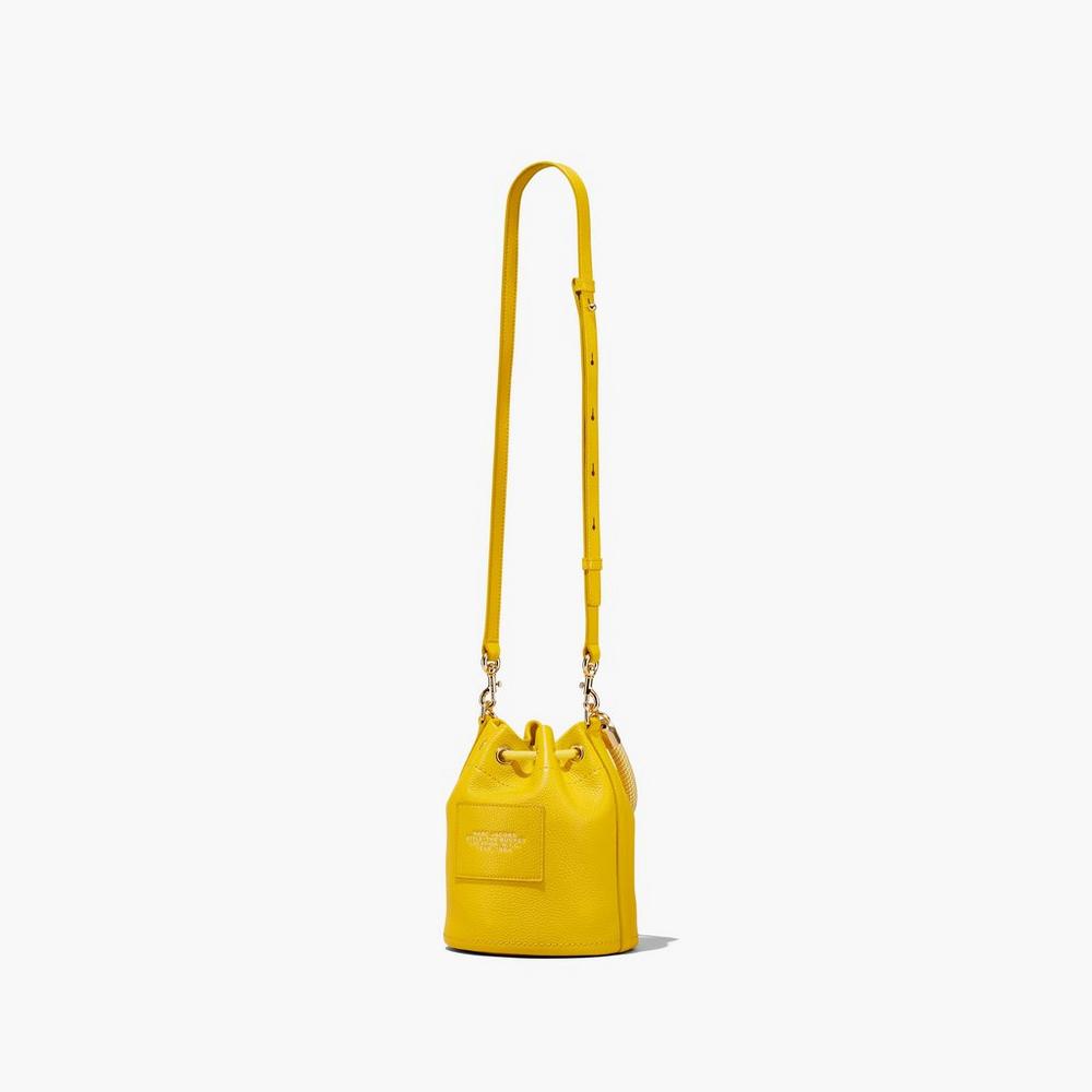 Marc Jacobs Leather Crossbody Kabelka Damske Žlté | ICNG-32470