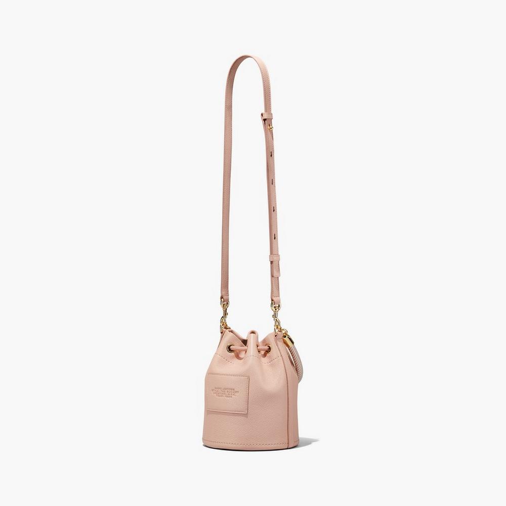 Marc Jacobs Leather Crossbody Kabelka Damske Ruzove | NUYE-76483