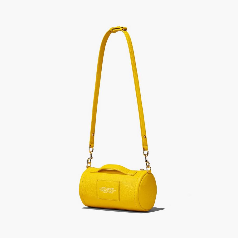 Marc Jacobs Leather Duffle Táska Damske Žlté | WTNK-69517