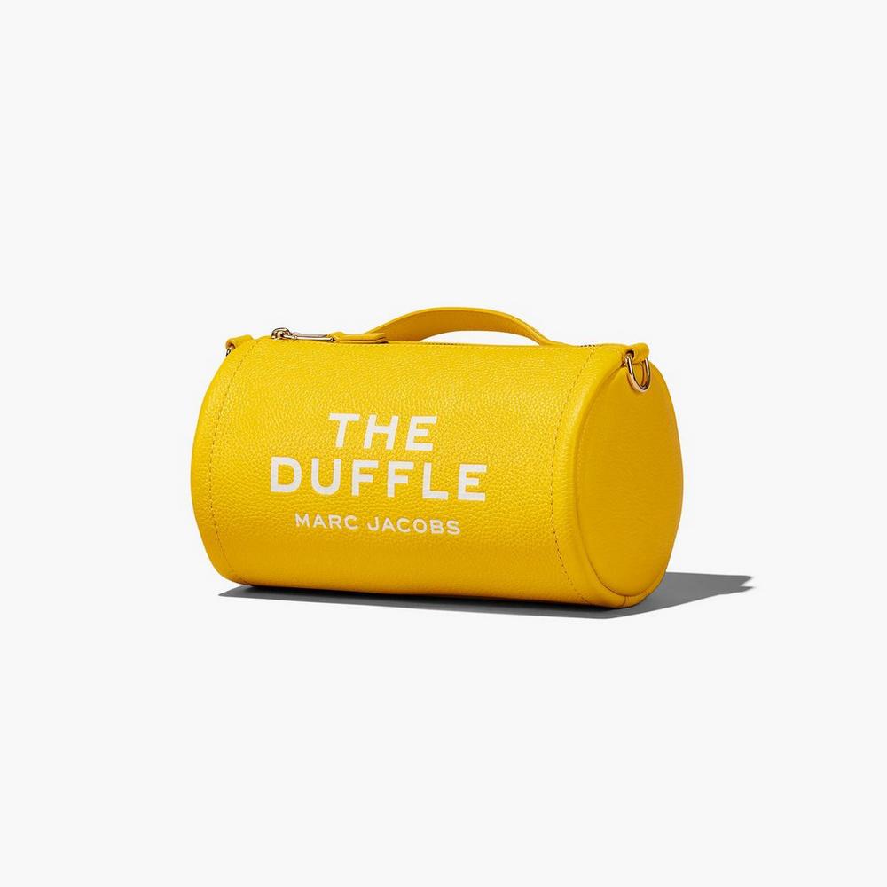 Marc Jacobs Leather Duffle Táska Damske Žlté | WTNK-69517