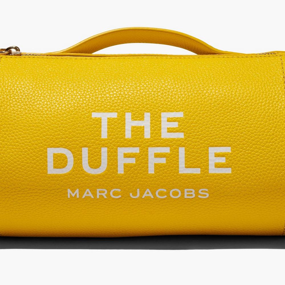 Marc Jacobs Leather Duffle Táska Damske Žlté | WTNK-69517
