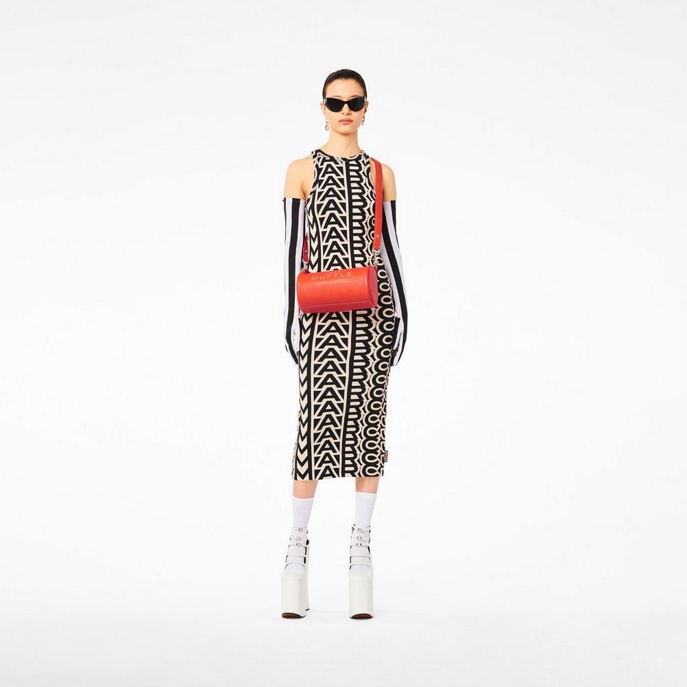 Marc Jacobs Leather Duffle Táska Damske Oranžové | YNZX-48317