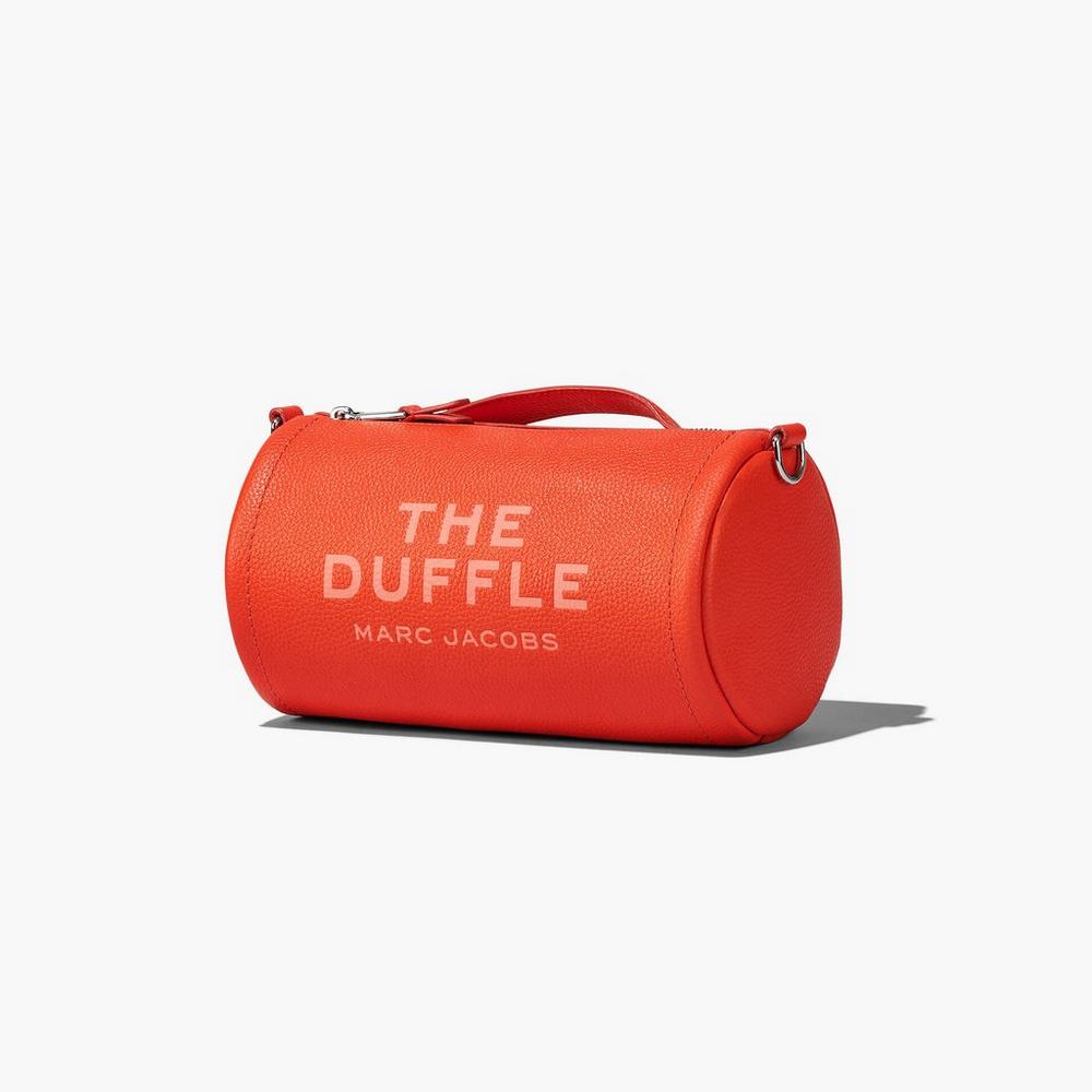 Marc Jacobs Leather Duffle Táska Damske Oranžové | YNZX-48317