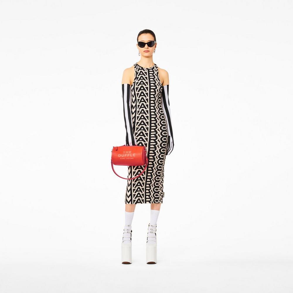 Marc Jacobs Leather Duffle Táska Damske Oranžové | YNZX-48317