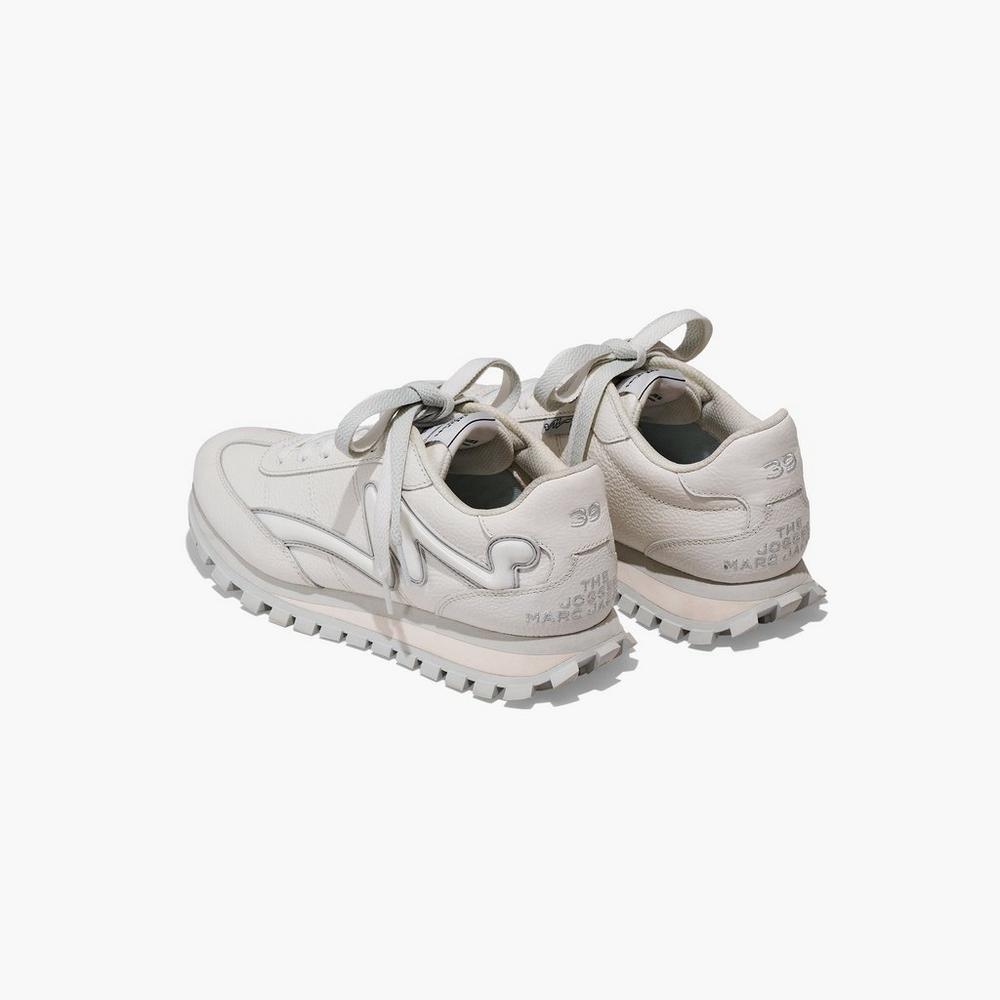 Marc Jacobs Leather Jogger Tenisky Damske Biele | VHZY-70963