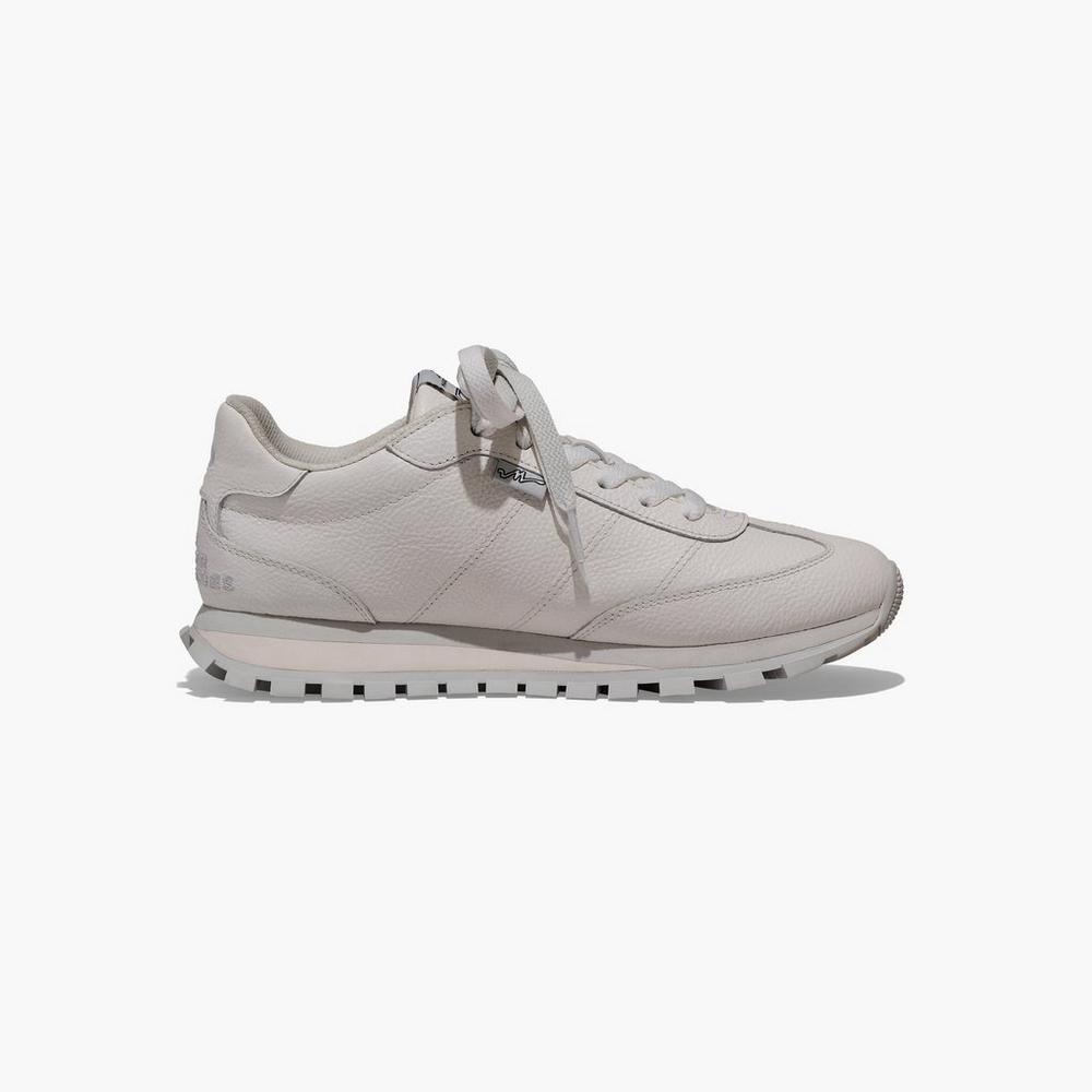 Marc Jacobs Leather Jogger Tenisky Damske Biele | VHZY-70963