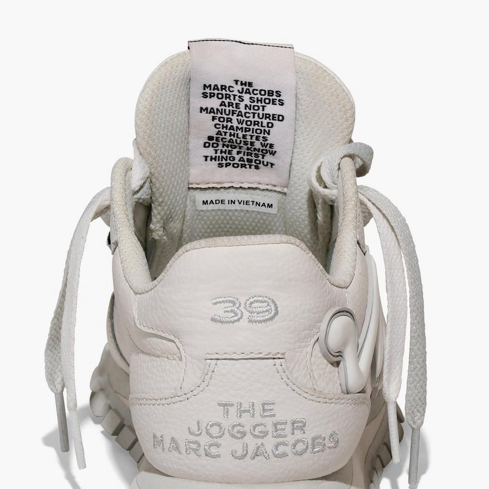 Marc Jacobs Leather Jogger Tenisky Damske Biele | VHZY-70963