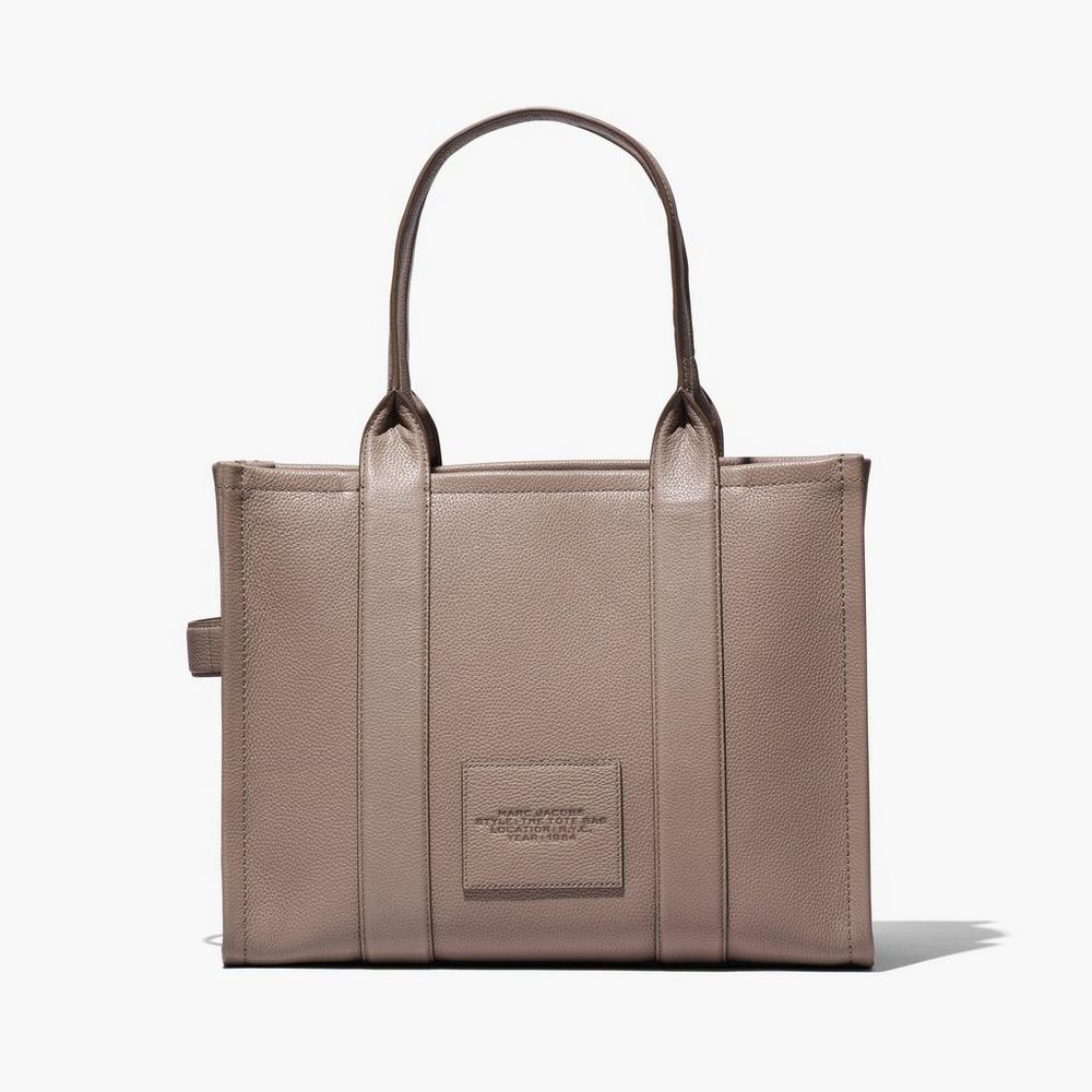 Marc Jacobs Leather Large Prenosná Taška Damske Hnede | AFSL-01392