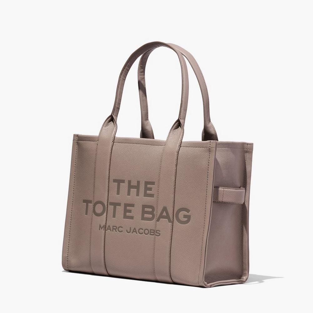 Marc Jacobs Leather Large Prenosná Taška Damske Hnede | AFSL-01392