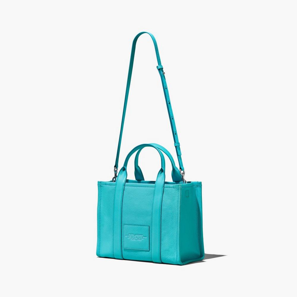 Marc Jacobs Leather Medium Prenosná Taška Damske Darkturquoise | DAMR-53861
