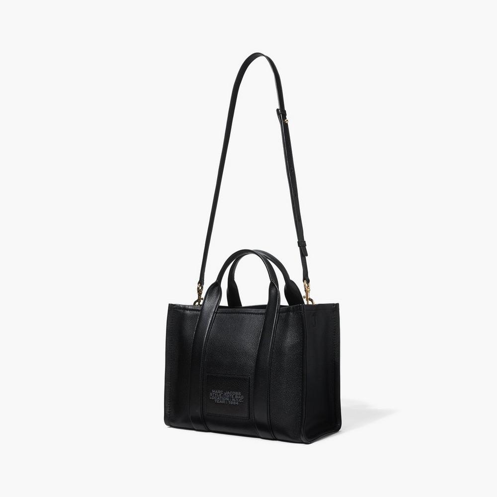 Marc Jacobs Leather Medium Prenosná Taška Damske Čierne | GVLJ-23086