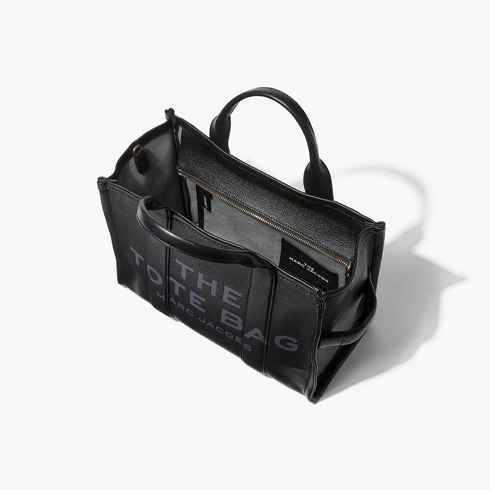 Marc Jacobs Leather Medium Prenosná Taška Damske Čierne | GVLJ-23086