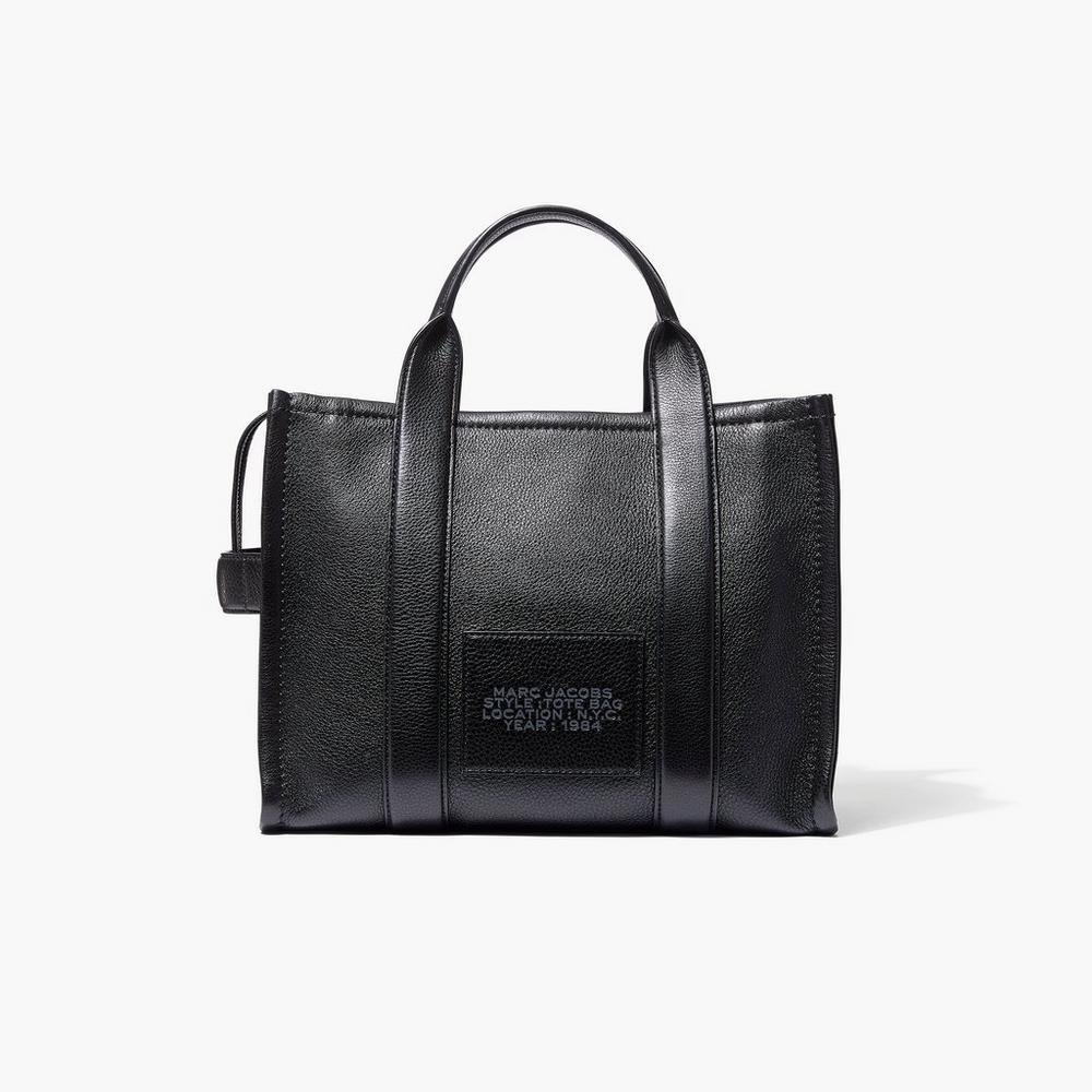 Marc Jacobs Leather Medium Prenosná Taška Damske Čierne | GVLJ-23086
