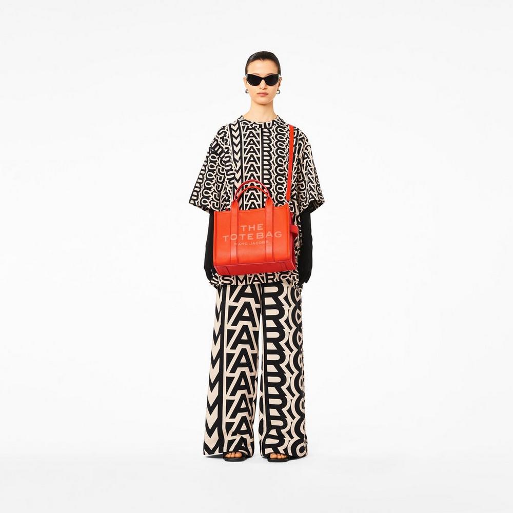 Marc Jacobs Leather Medium Prenosná Taška Damske Oranžové | MSKR-79620