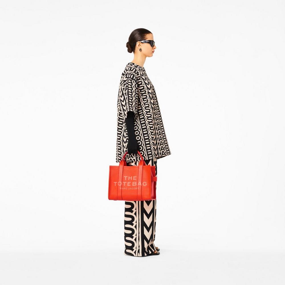 Marc Jacobs Leather Medium Prenosná Taška Damske Oranžové | MSKR-79620