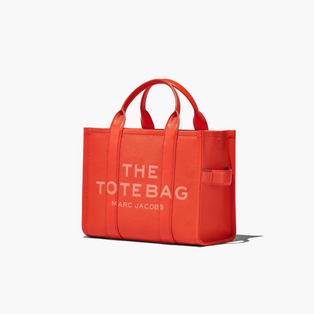 Marc Jacobs Leather Medium Prenosná Taška Damske Oranžové | MSKR-79620