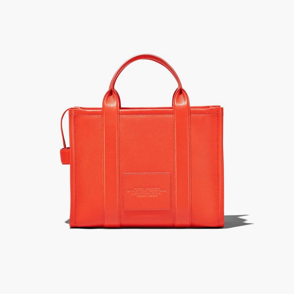 Marc Jacobs Leather Medium Prenosná Taška Damske Oranžové | MSKR-79620