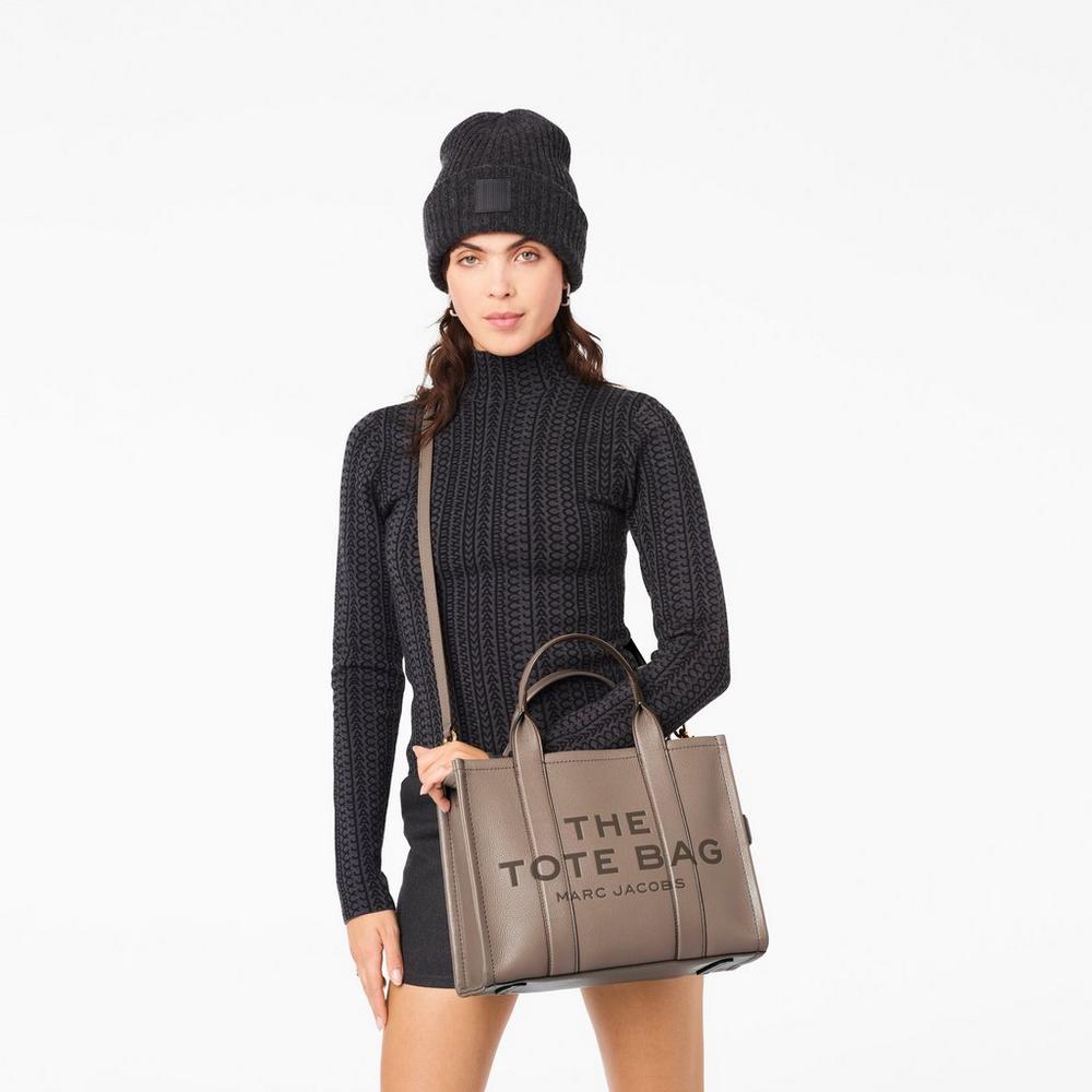 Marc Jacobs Leather Medium Prenosná Taška Damske Hnede | XIZV-92645