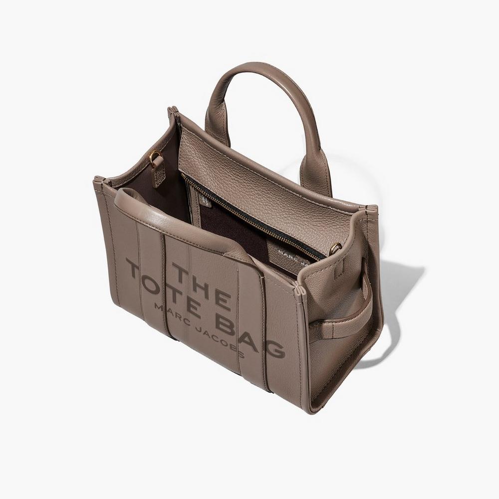 Marc Jacobs Leather Medium Prenosná Taška Damske Hnede | XIZV-92645