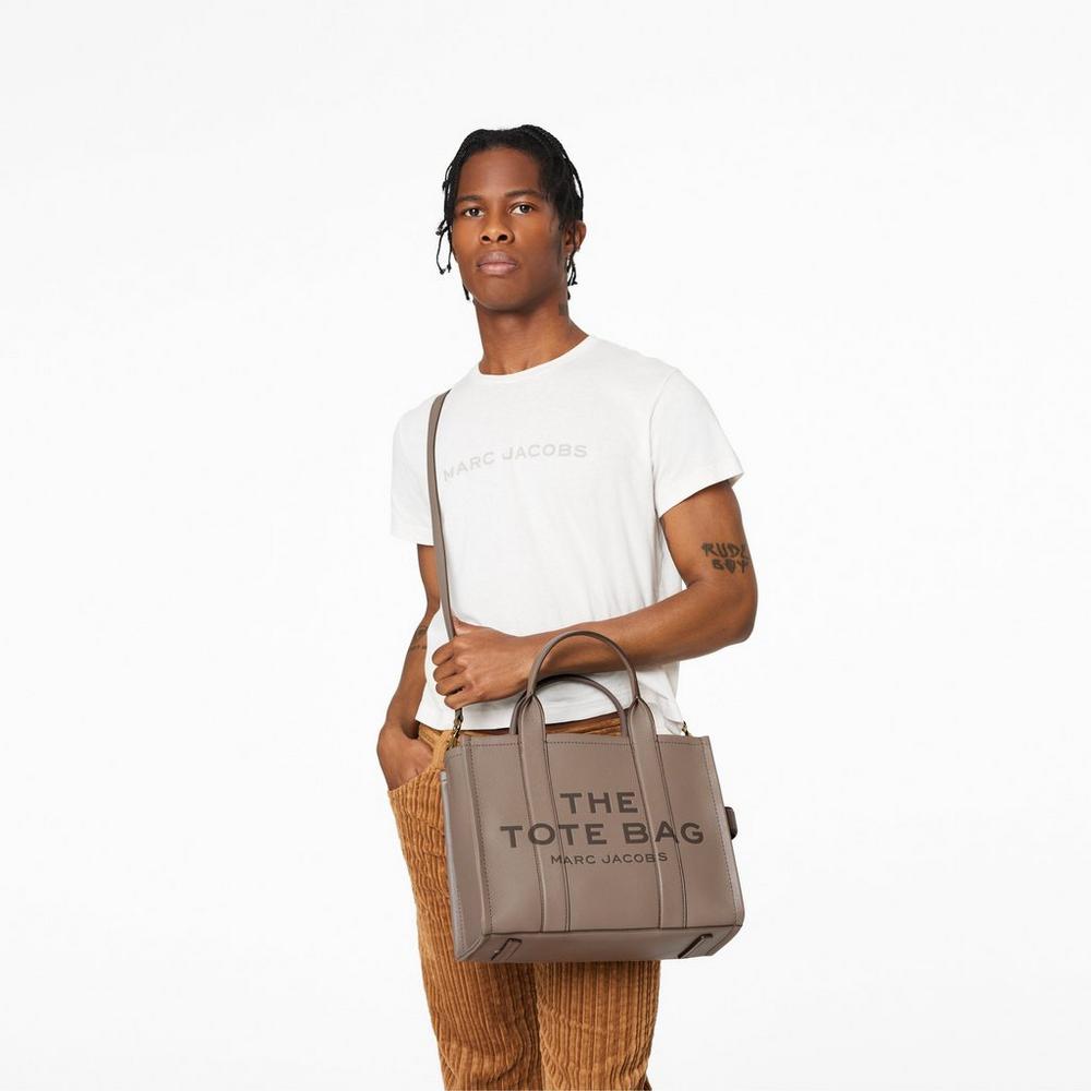 Marc Jacobs Leather Medium Prenosná Taška Damske Hnede | XIZV-92645