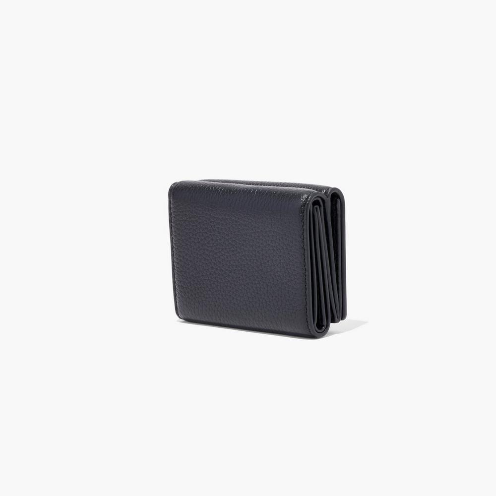 Marc Jacobs Leather Medium Trifold Velke Penazenky Damske Čierne | DLAB-04968