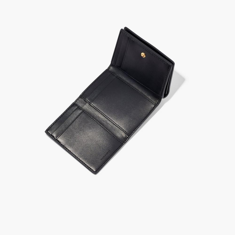 Marc Jacobs Leather Medium Trifold Velke Penazenky Damske Čierne | DLAB-04968