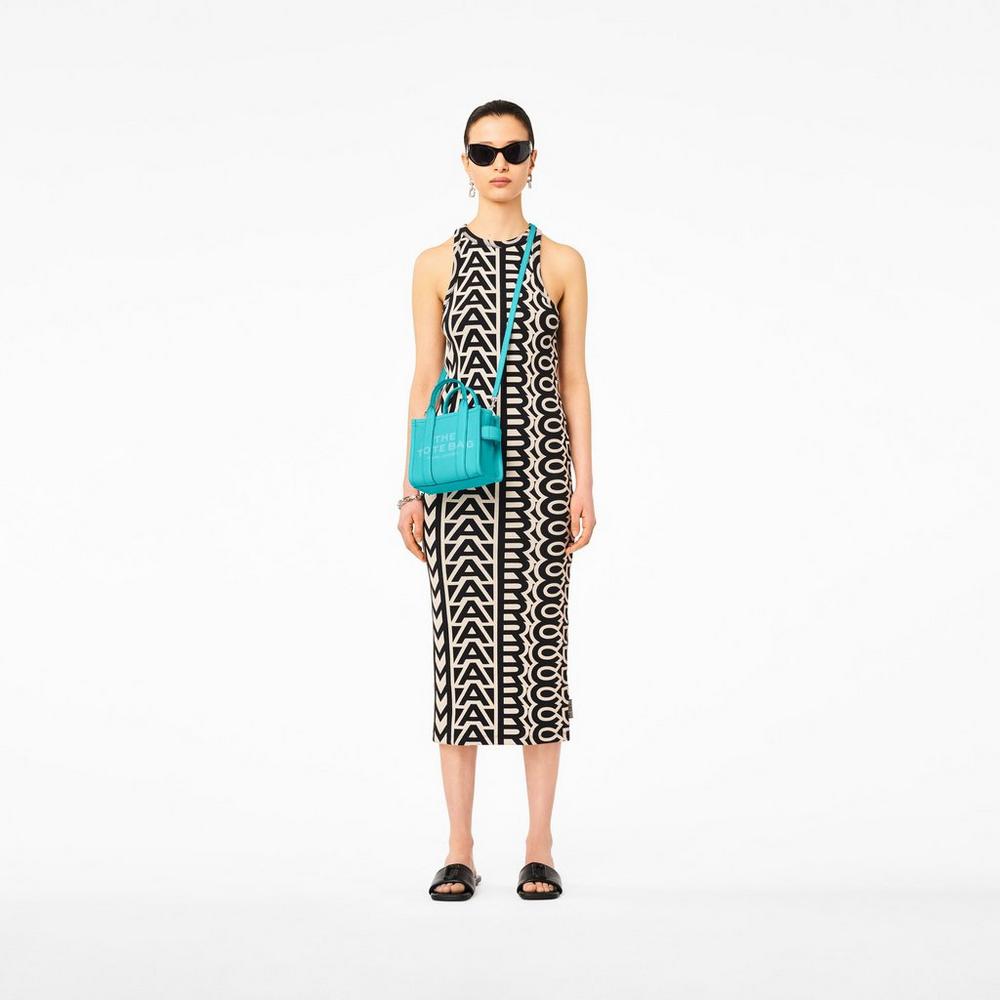 Marc Jacobs Leather Micro Crossbody Kabelka Damske Deepskyblue | EJVT-82657