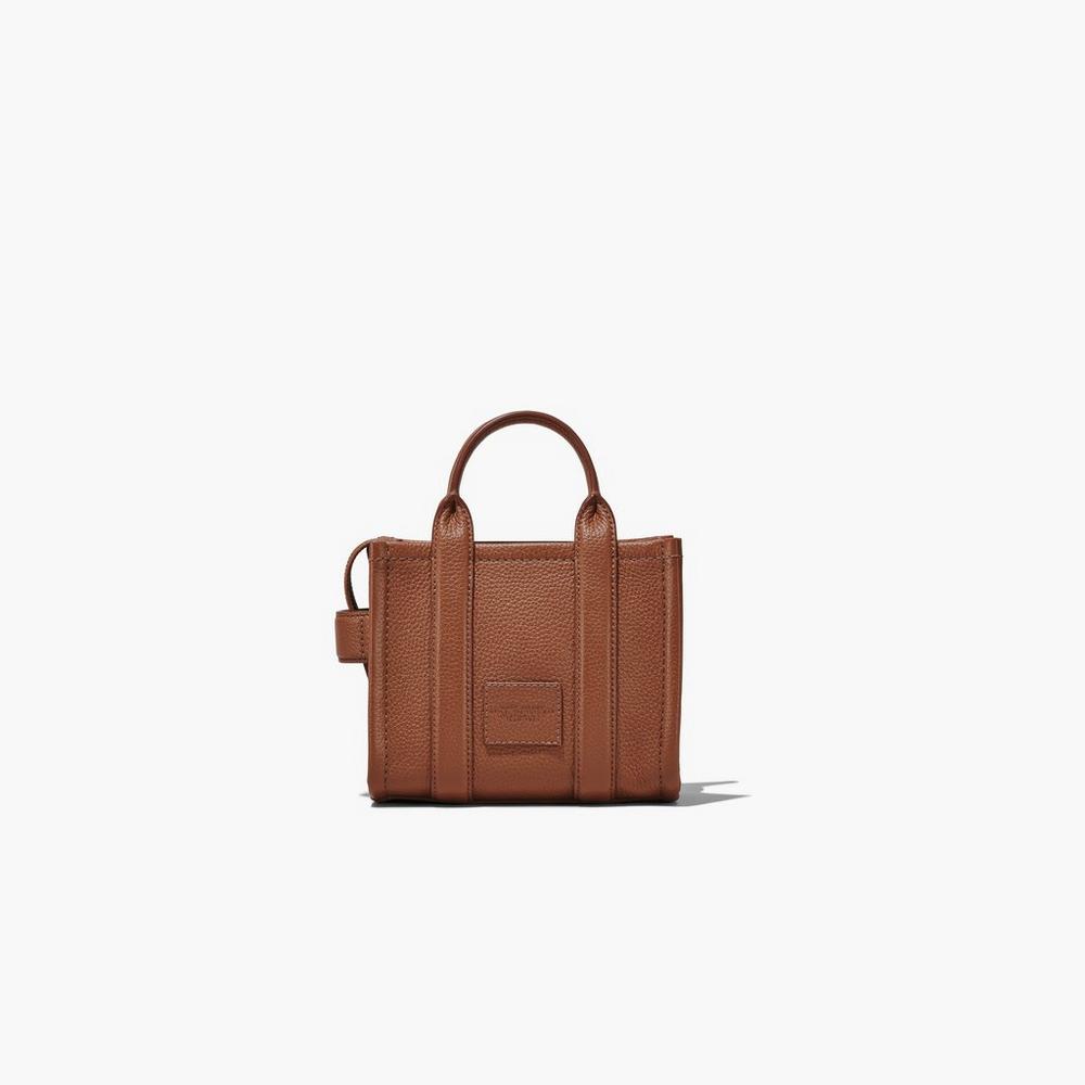 Marc Jacobs Leather Micro Crossbody Kabelka Damske Hnede | LAUZ-78302