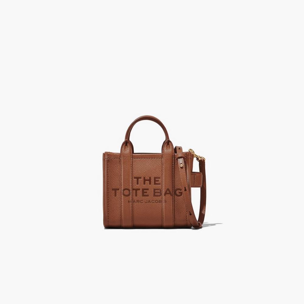 Marc Jacobs Leather Micro Crossbody Kabelka Damske Hnede | LAUZ-78302