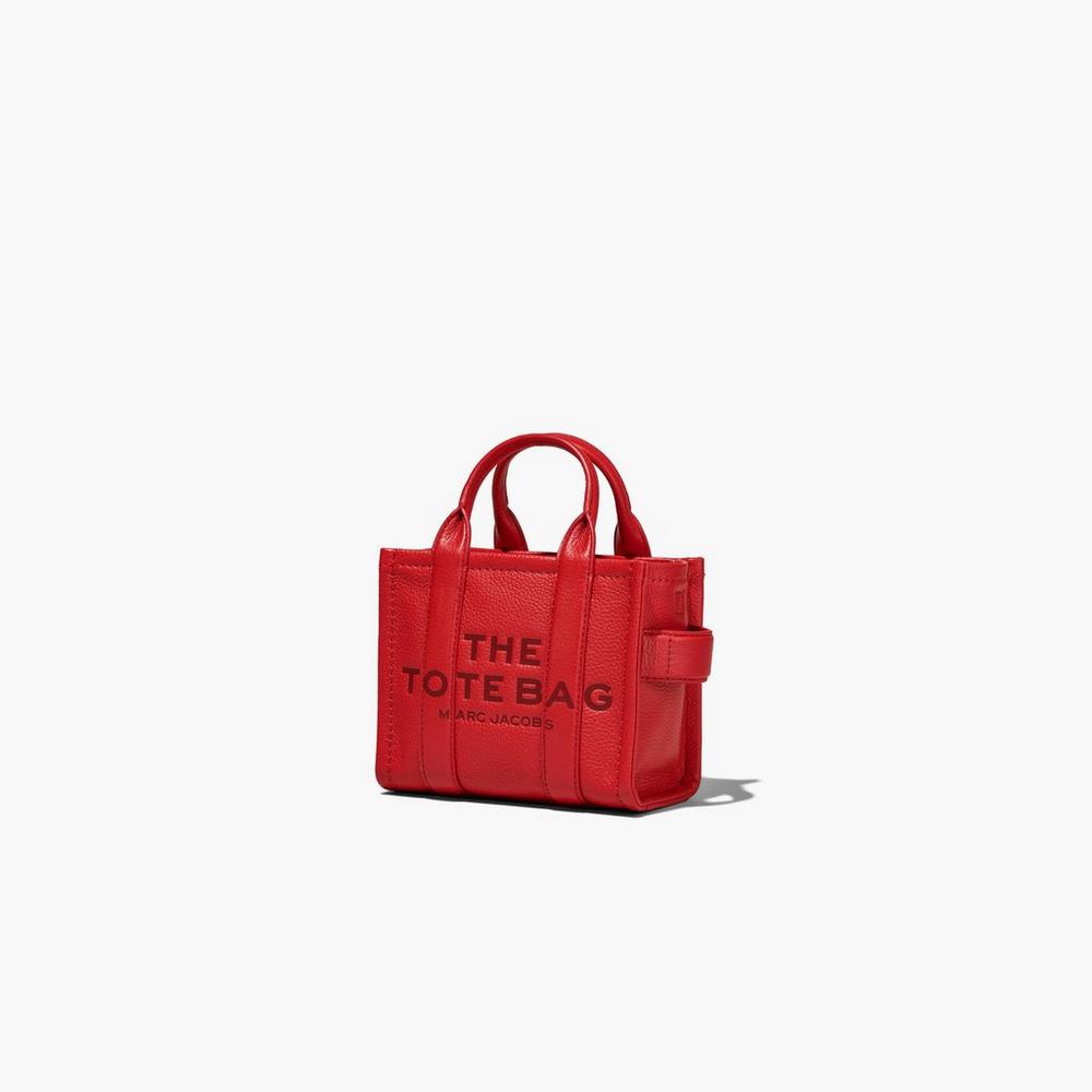 Marc Jacobs Leather Micro Crossbody Kabelka Damske Červené | LKUB-25871
