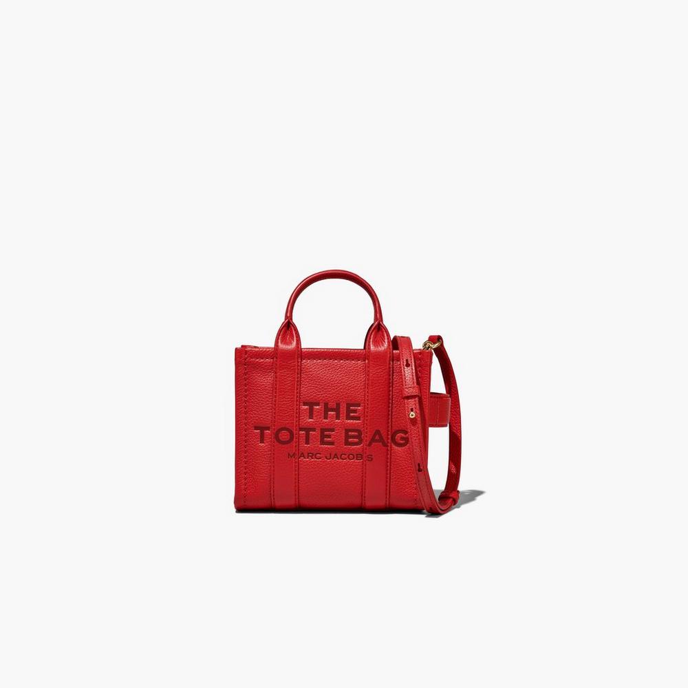 Marc Jacobs Leather Micro Crossbody Kabelka Damske Červené | LKUB-25871