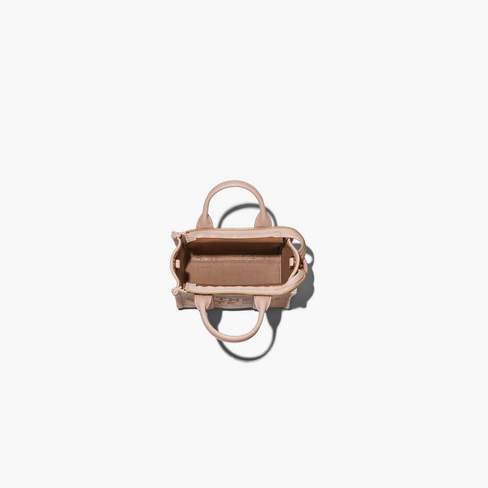 Marc Jacobs Leather Micro Crossbody Kabelka Damske Ruzove | VHQJ-97102