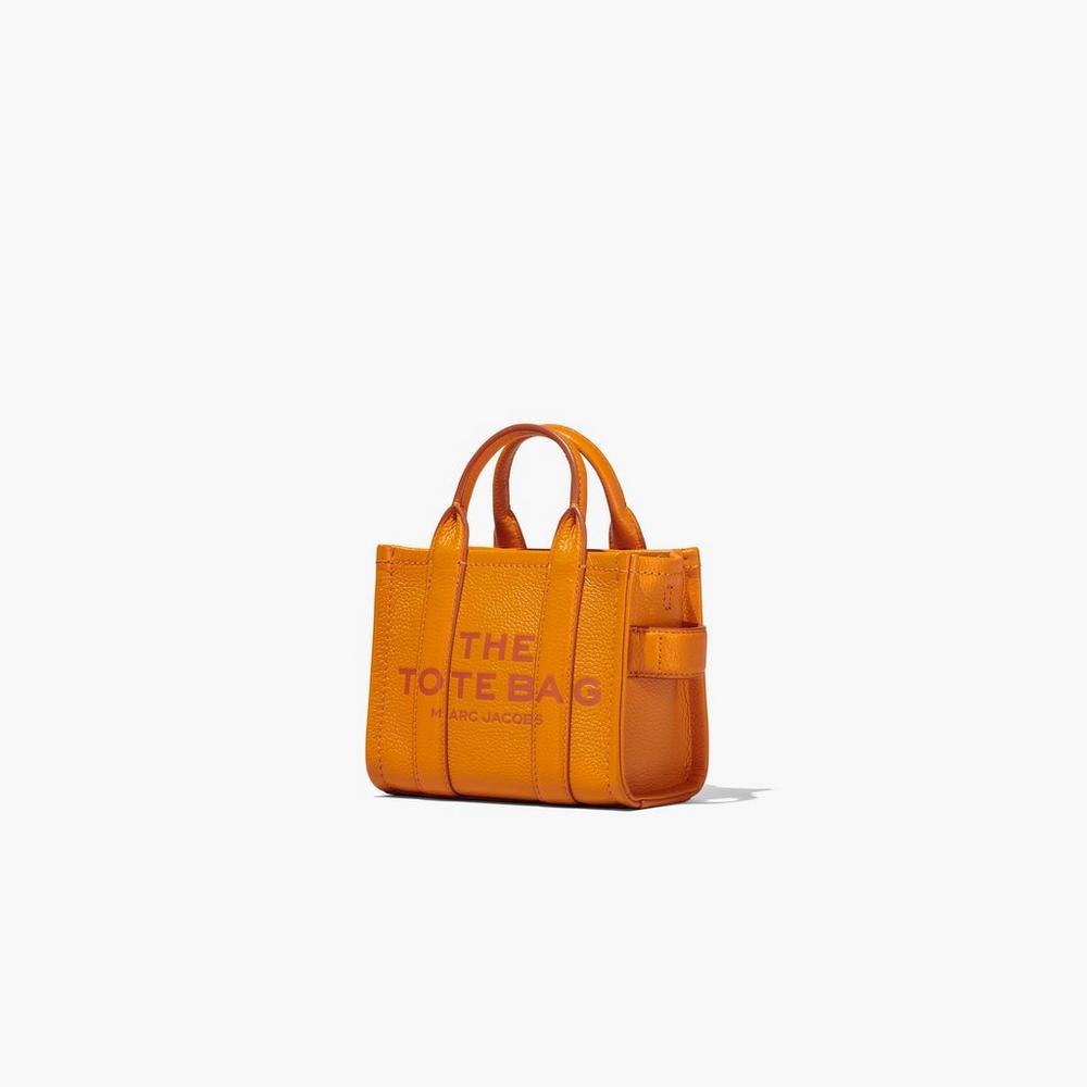 Marc Jacobs Leather Micro Prenosná Taška Damske Darkorange | AMBE-31745