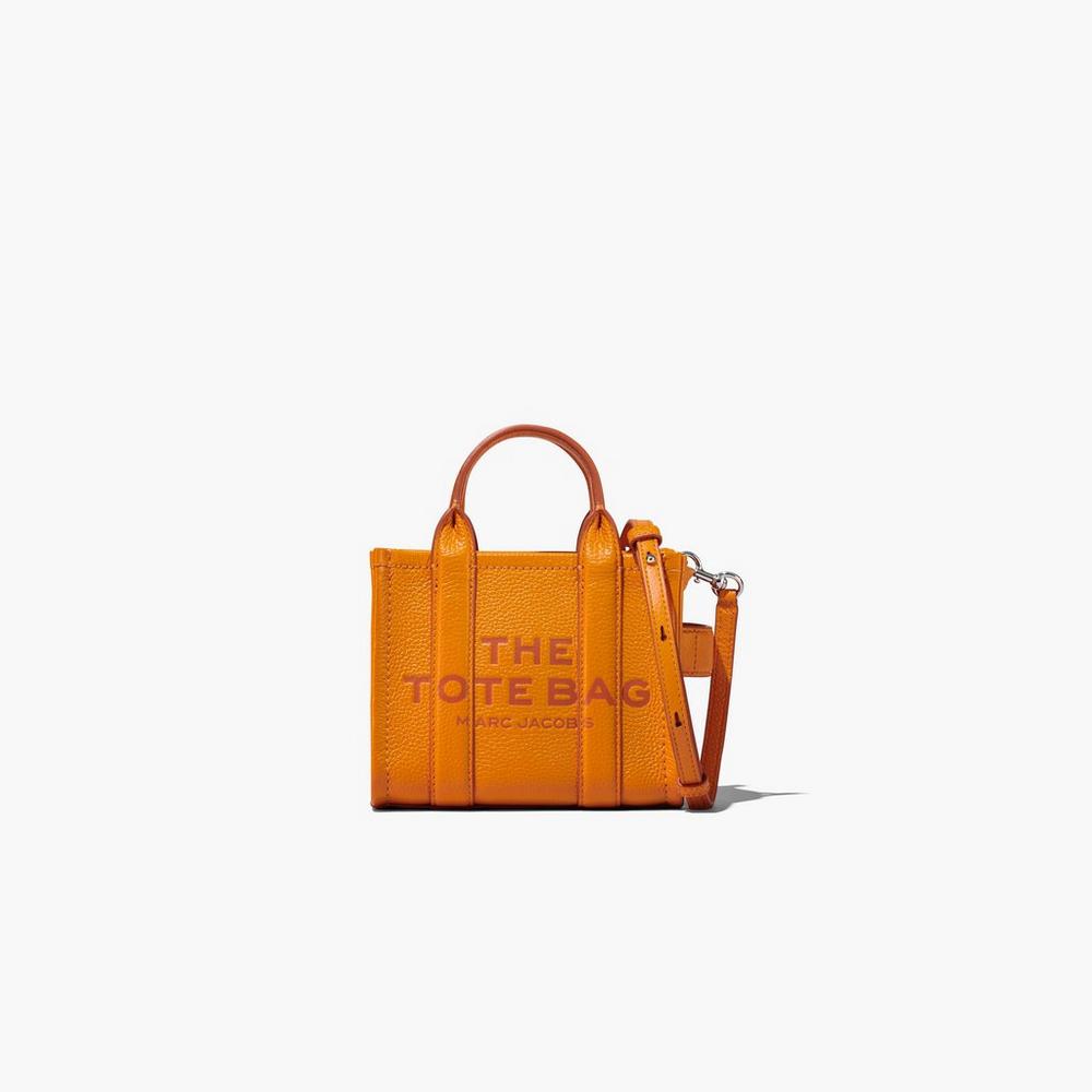 Marc Jacobs Leather Micro Prenosná Taška Damske Darkorange | AMBE-31745