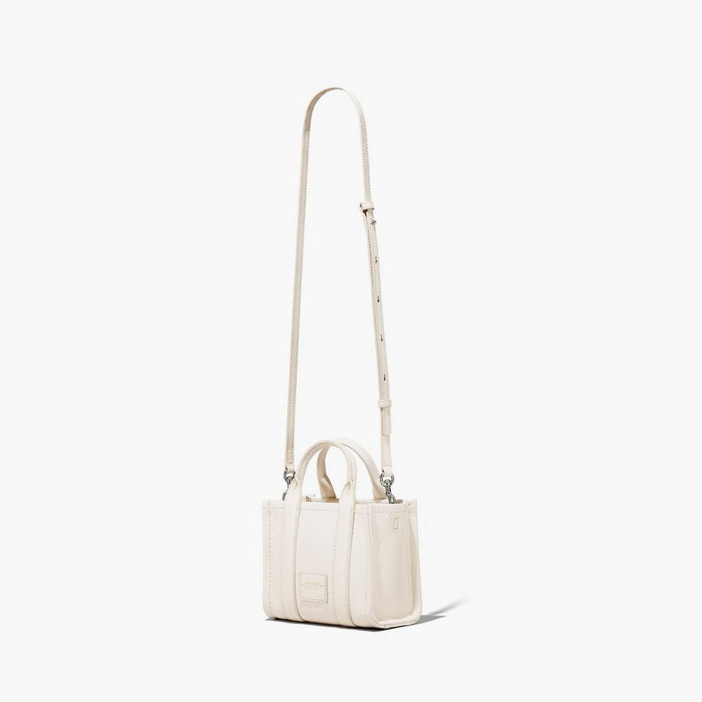 Marc Jacobs Leather Micro Prenosná Taška Damske Strieborne | NUXY-17392