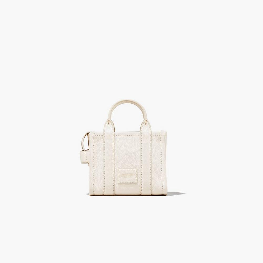 Marc Jacobs Leather Micro Prenosná Taška Damske Strieborne | NUXY-17392