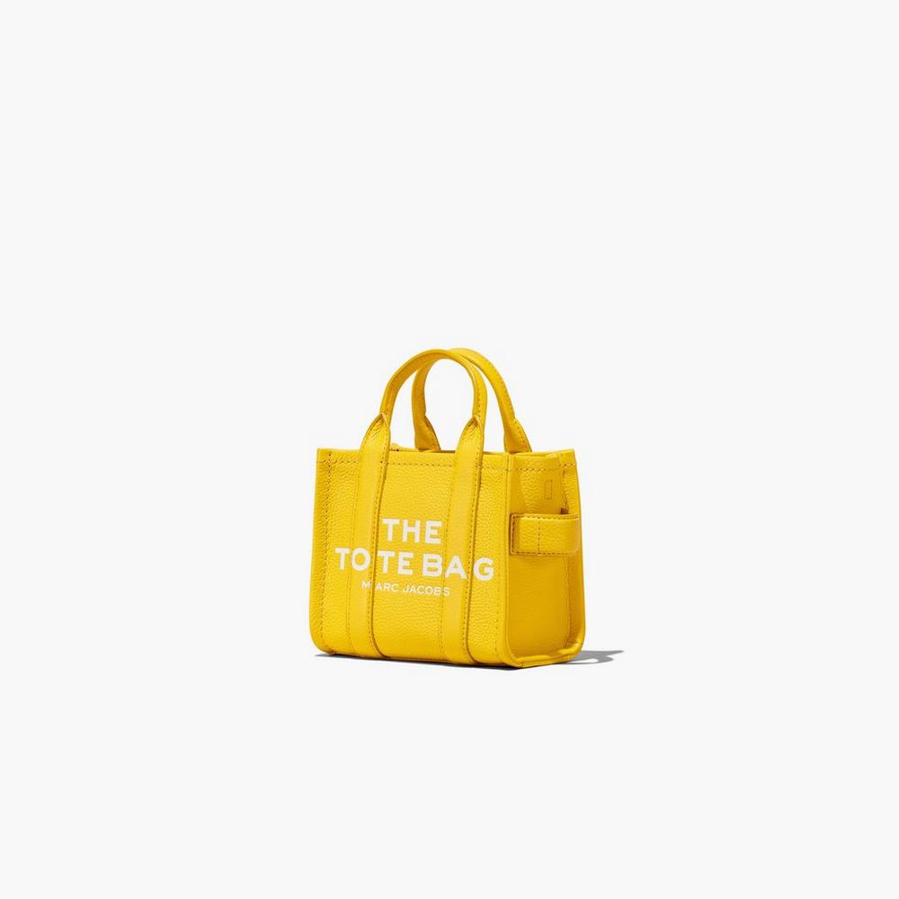 Marc Jacobs Leather Micro Prenosná Taška Damske Žlté | PMAB-80356