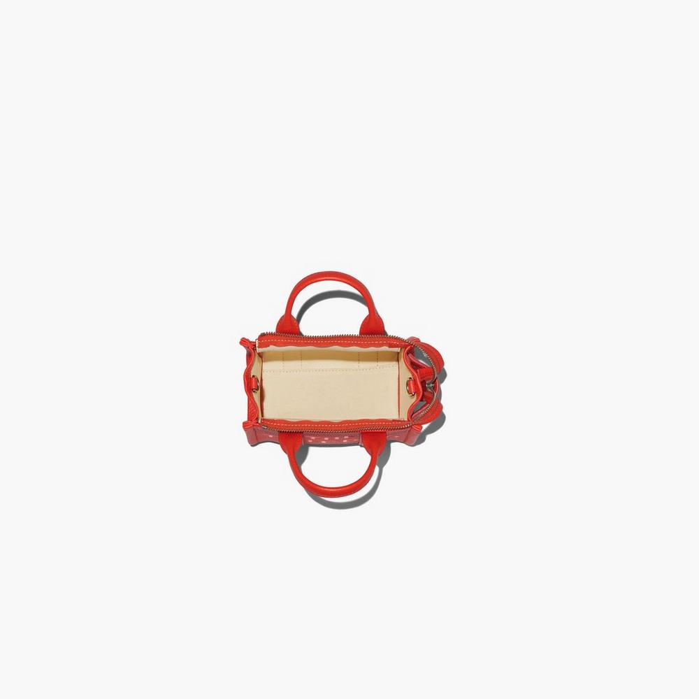 Marc Jacobs Leather Micro Prenosná Taška Damske Oranžové | QSMD-74802