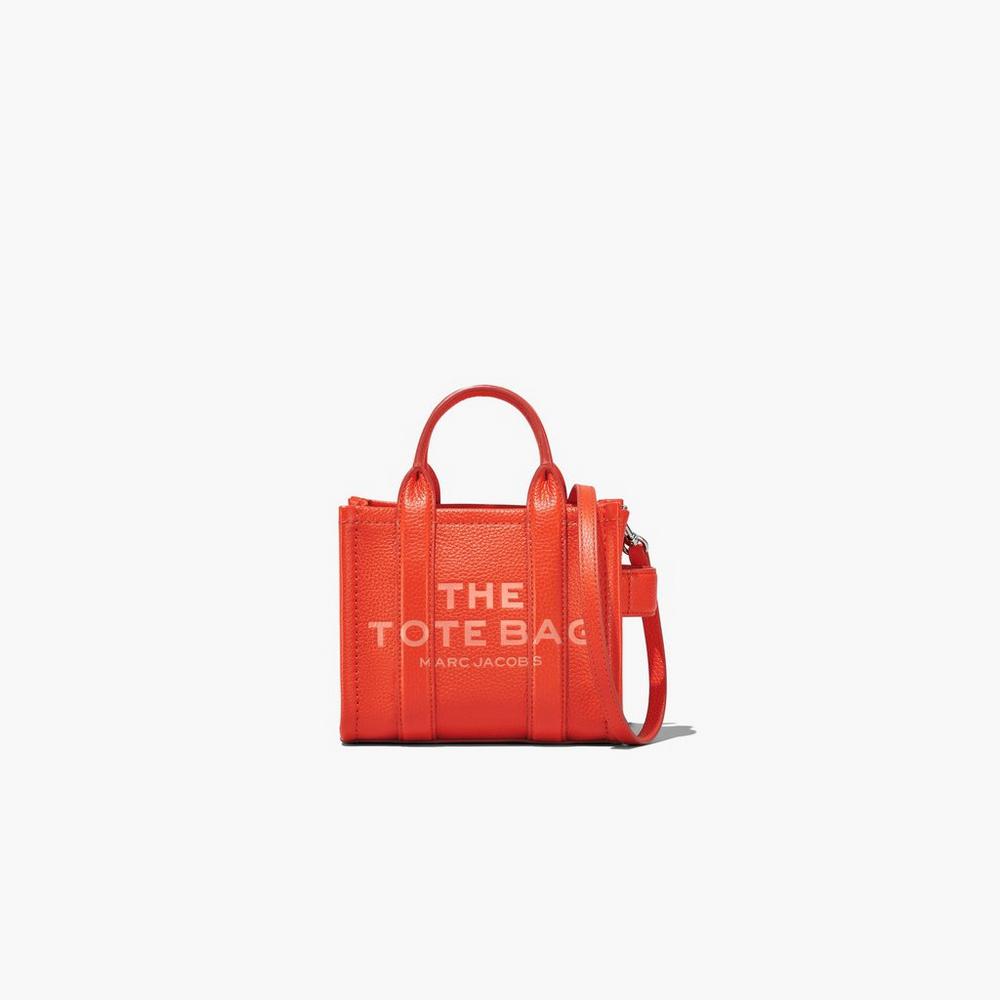 Marc Jacobs Leather Micro Prenosná Taška Damske Oranžové | QSMD-74802