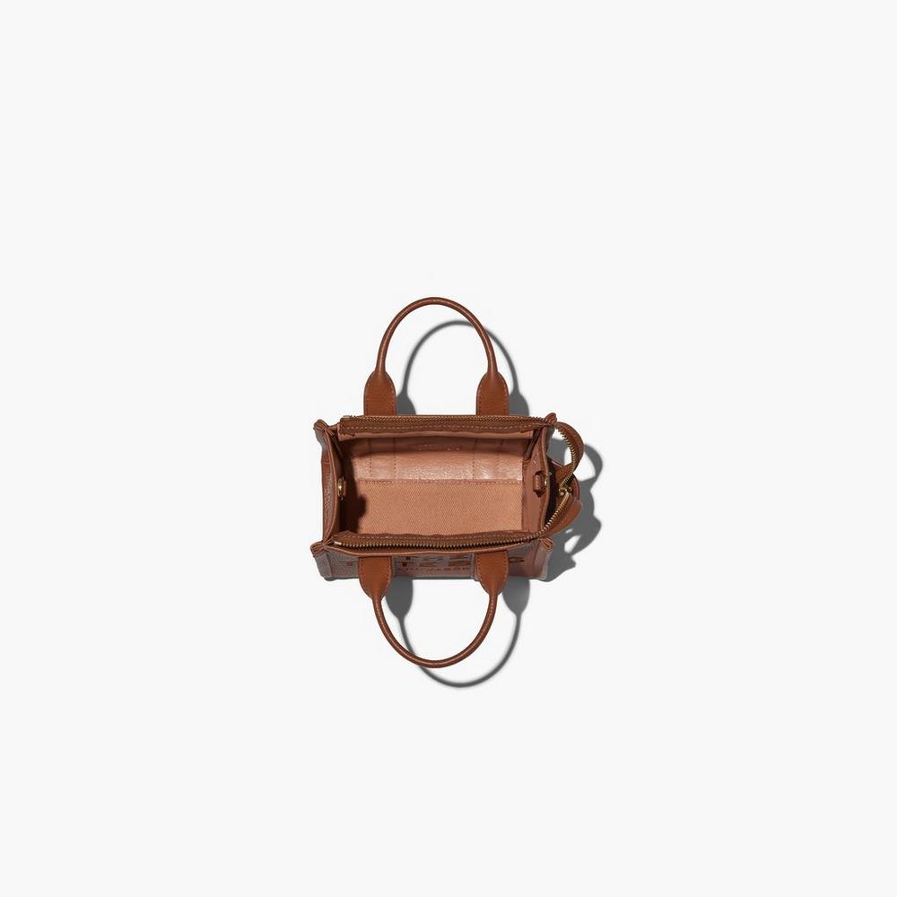 Marc Jacobs Leather Micro Prenosná Taška Damske Hnede | RHIS-07253