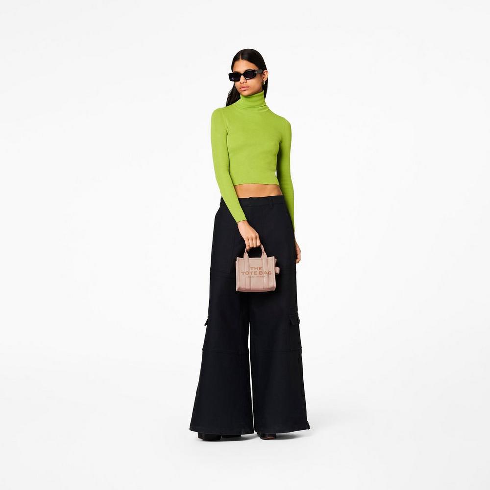 Marc Jacobs Leather Micro Prenosná Taška Damske Ruzove | VYER-71596